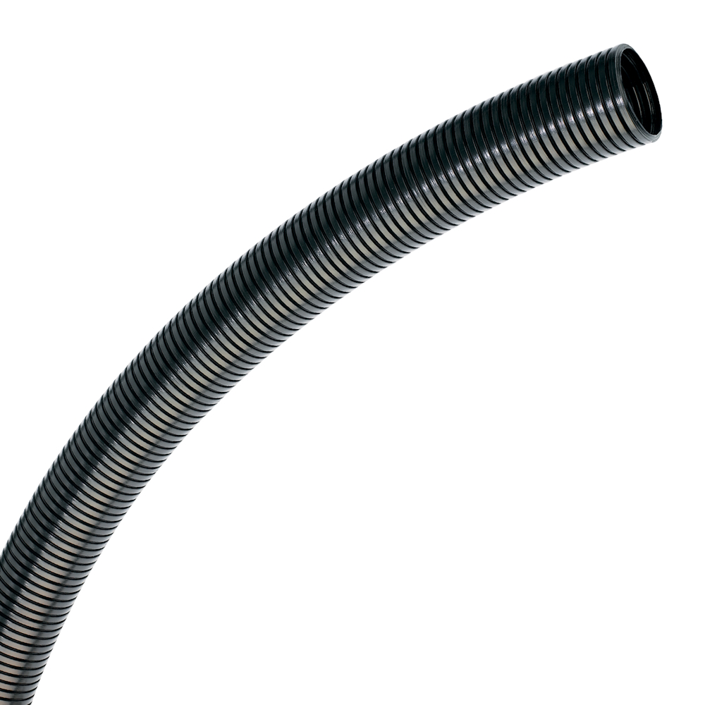 Corrugated Conduit Nylon Mm Length M Roll Black Alco